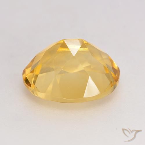 3.33克拉天然黄水晶，椭圆形，VVS-VS