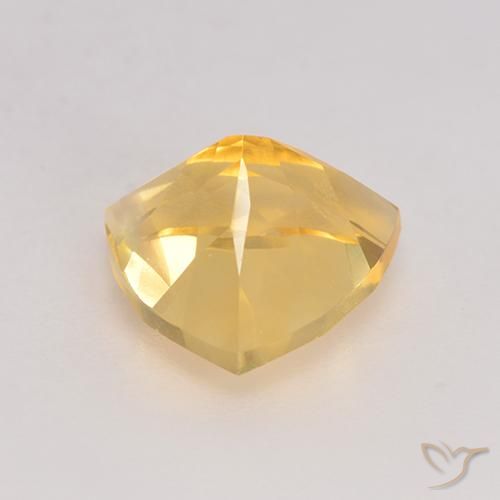 2.26克拉天然黄水晶，胖三角形，VS