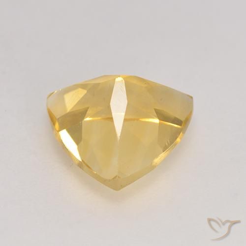 2.31克拉天然黄水晶，胖三角形，VS