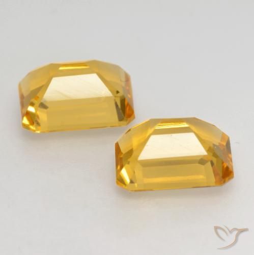 3.10克拉天然黄水晶，八边形，VVS-VS