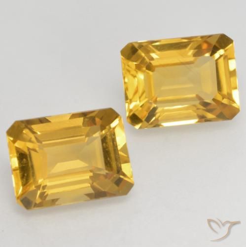3.21克拉天然黄水晶，八边形，VVS-VS