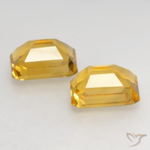 3.21克拉天然黄水晶，八边形，VVS-VS