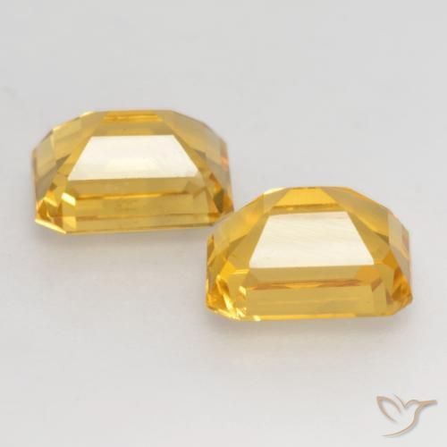 3.32克拉天然黄水晶，八边形，VVS-VS