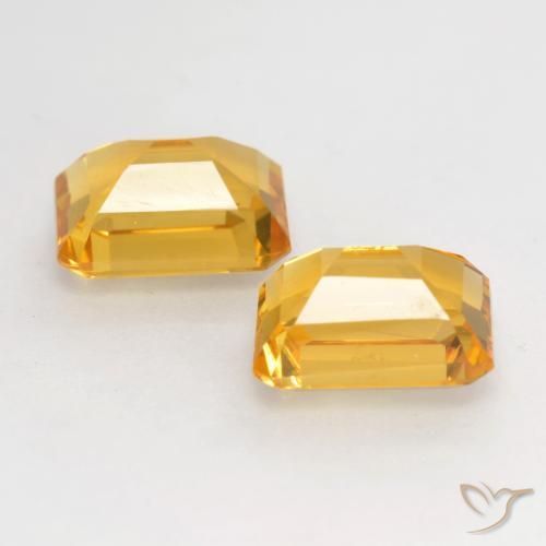 3.32克拉天然黄水晶，八边形，VVS-VS