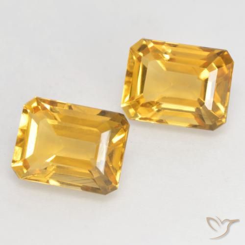 3.33克拉天然黄水晶，八边形，VVS-VS