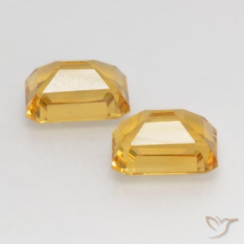 3.33克拉天然黄水晶，八边形，VVS-VS