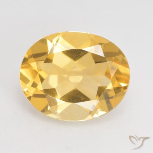 3.13ct 天然 黄金色 黄水晶, 椭圆形, VVS-VS