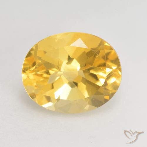 3.66ct 天然 黄金色 黄水晶, 椭圆形, VVS-VS