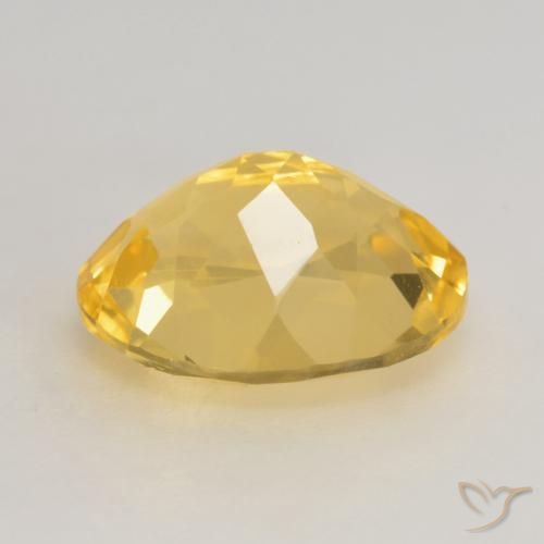 2.94克拉天然黄水晶，椭圆形，VVS-VS