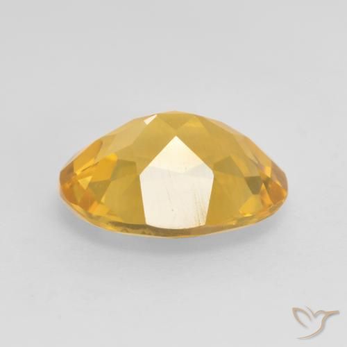 2.78克拉天然黄水晶，椭圆形，VS