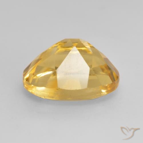 3.73克拉天然黄水晶，椭圆形，VS