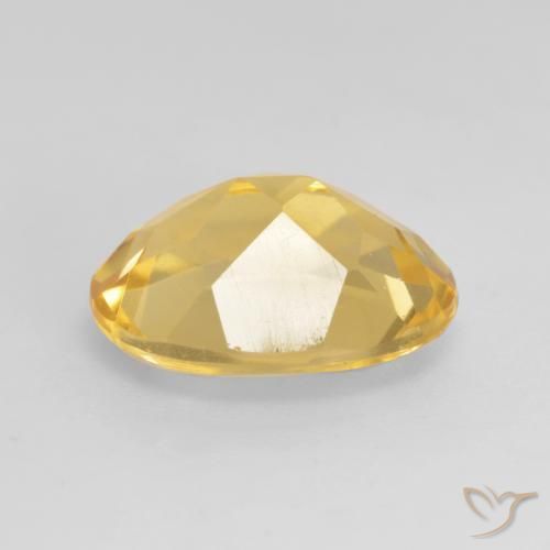 2.90克拉天然黄水晶，椭圆形，VS