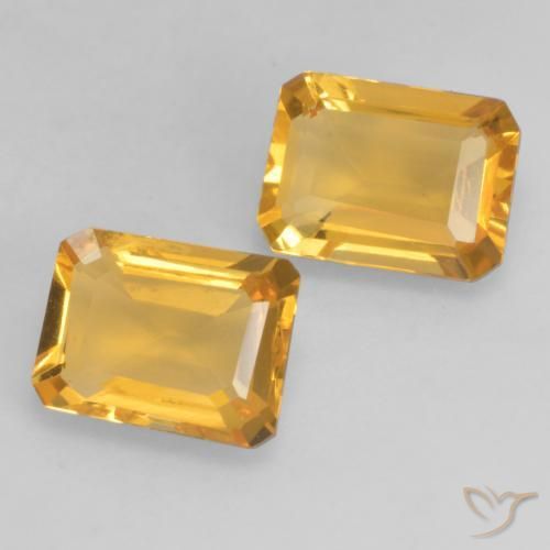 2.66克拉天然黄水晶，八边形，VVS-VS
