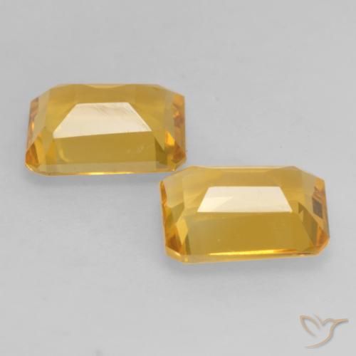 2.66克拉天然黄水晶，八边形，VVS-VS
