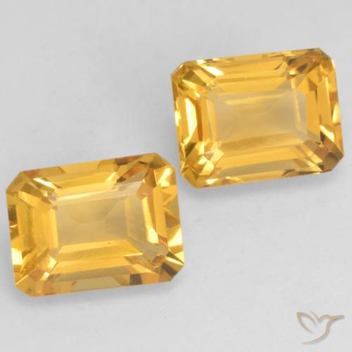 3.21克拉天然黄水晶，八边形，VVS-VS