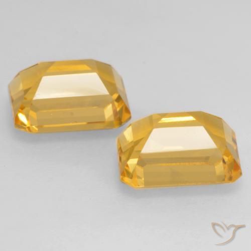 3.40克拉天然黄水晶，八边形，VVS-VS