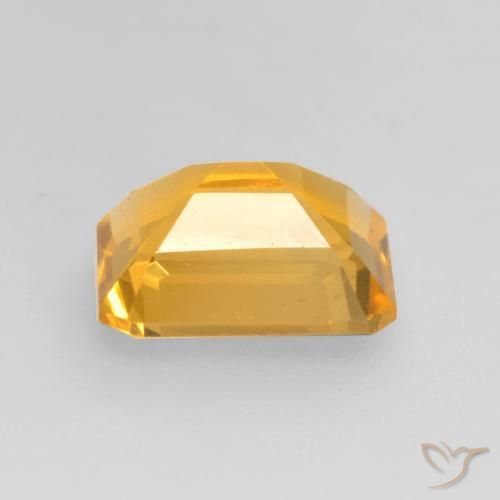1.38克拉天然黄水晶，八边形，VVS-VS