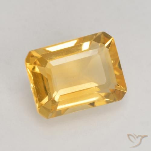 1.60克拉天然黄水晶，八边形，VVS-VS