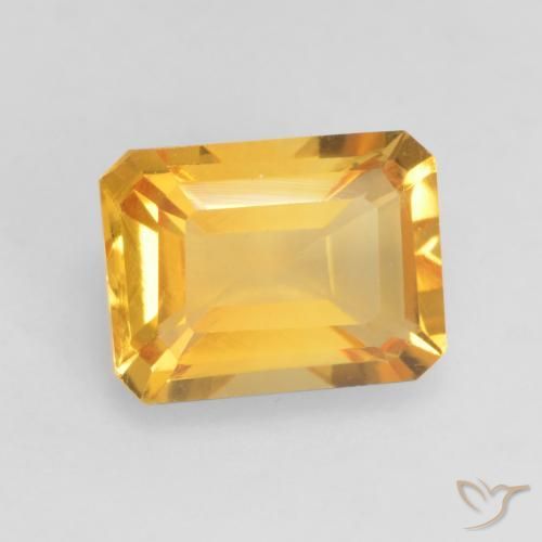 1.57克拉天然黄水晶，八边形，VVS-VS
