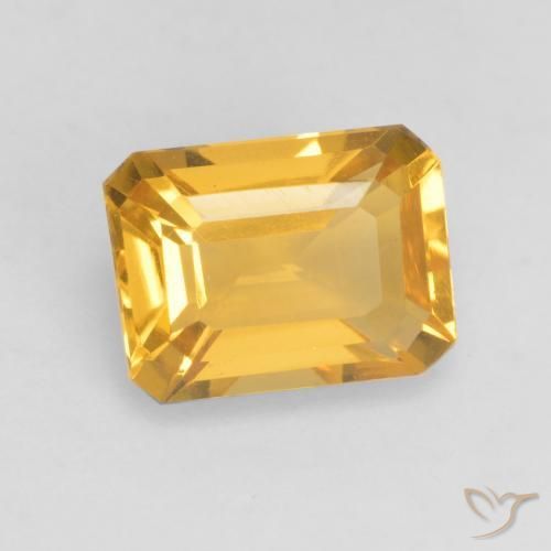 1.51克拉天然黄水晶，八边形，VVS-VS