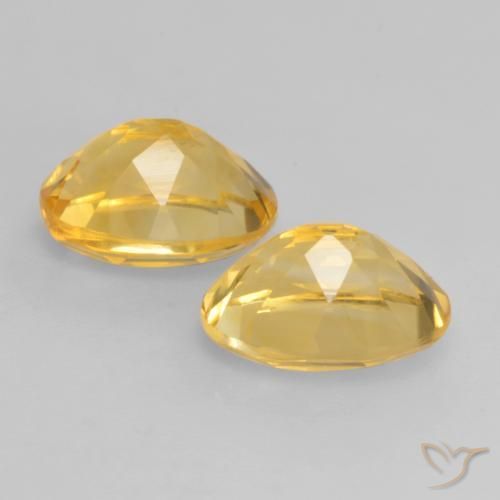 3.57克拉天然黄水晶，椭圆形，VS