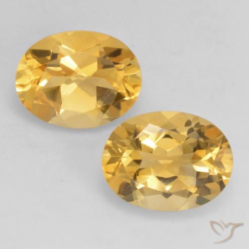 3.52ctw 天然 金橙色 黄水晶, 椭圆形, VVS-VS