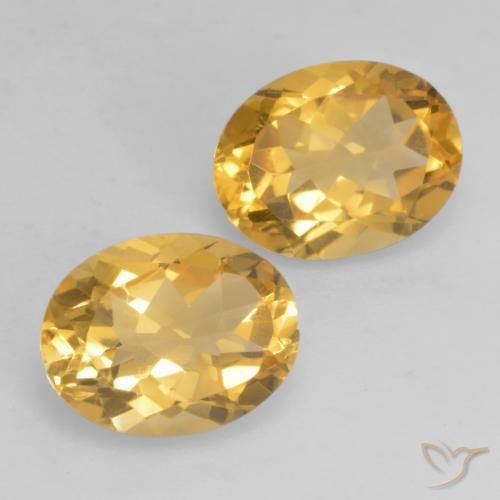 3.37克拉天然黄水晶，椭圆形，VVS-VS