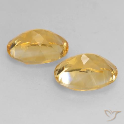 3.37克拉天然黄水晶，椭圆形，VVS-VS