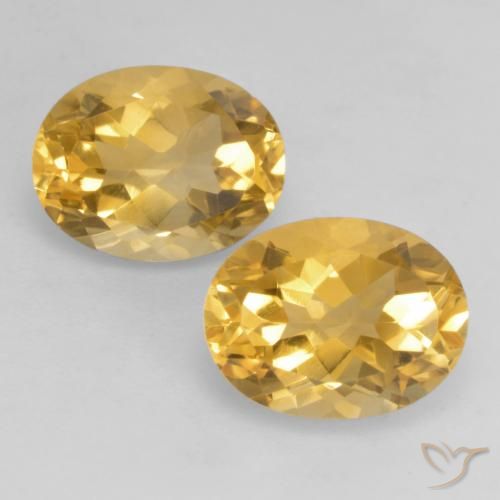 3.51ctw 天然 金橙色 黄水晶, 椭圆形, VVS-VS
