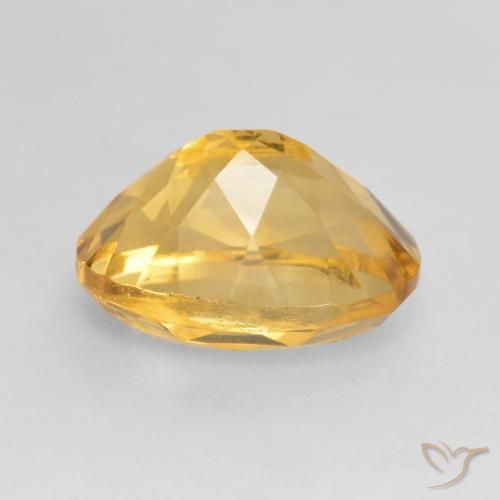 1.97克拉天然黄水晶，椭圆形，VVS-VS