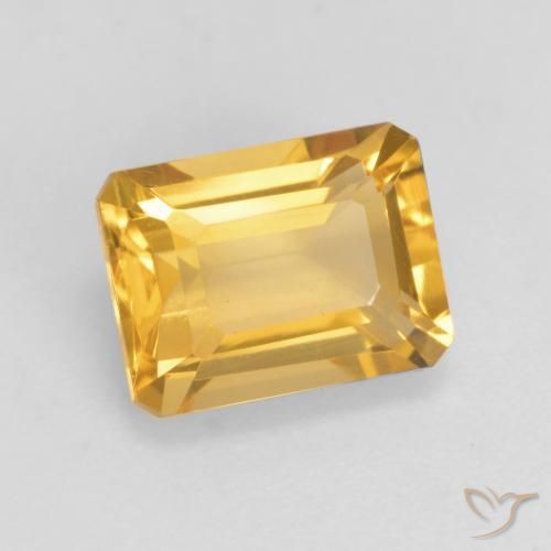 1.72克拉天然黄水晶，八边形，VVS-VS