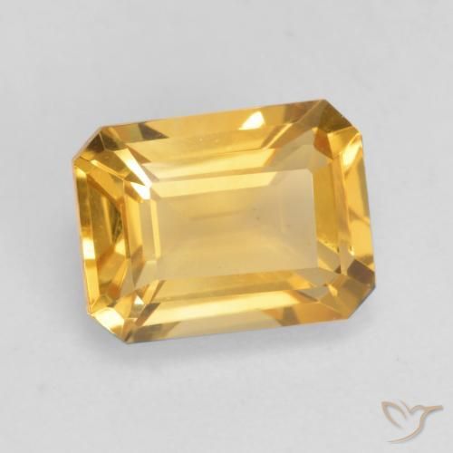 1.60克拉天然黄水晶，八边形，VVS-VS