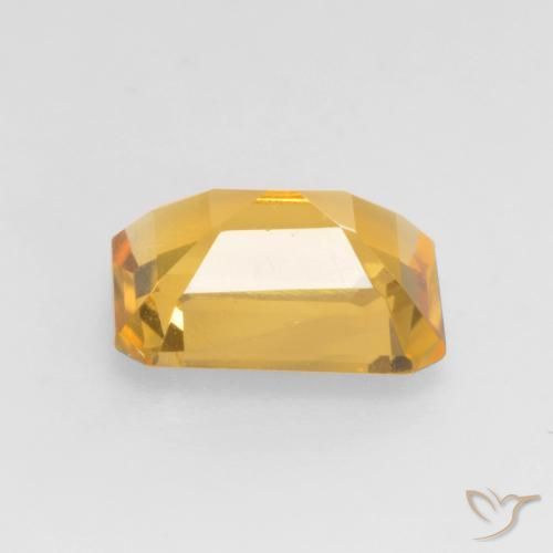 1.34克拉天然黄水晶，八边形，VVS-VS