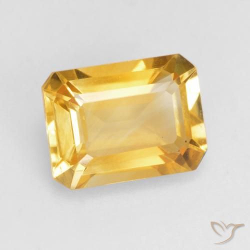 1.47克拉天然黄水晶，八边形，VVS-VS