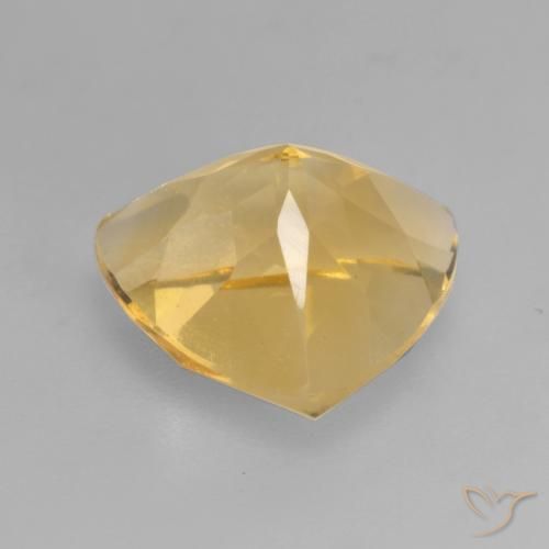 2.23克拉天然黄水晶，胖三角形，VVS-VS