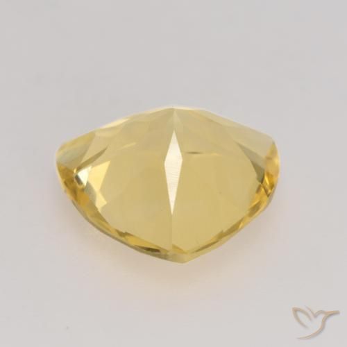 1.88克拉天然黄水晶，胖三角形，VVS-VS