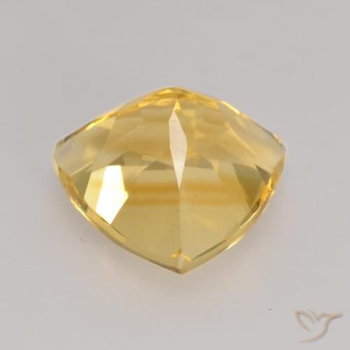 2.15克拉天然黄水晶，胖三角形，VVS-VS