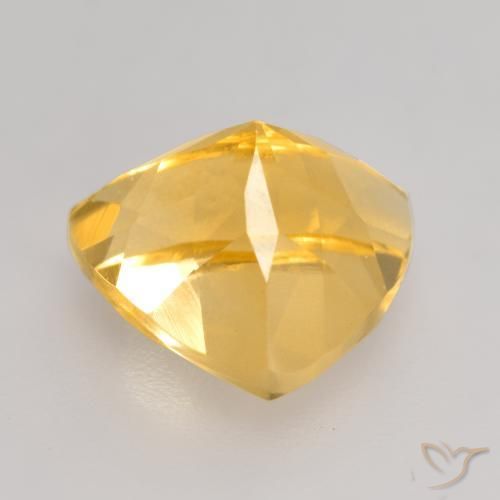 2.47克拉天然黄水晶，胖三角形，VVS-VS