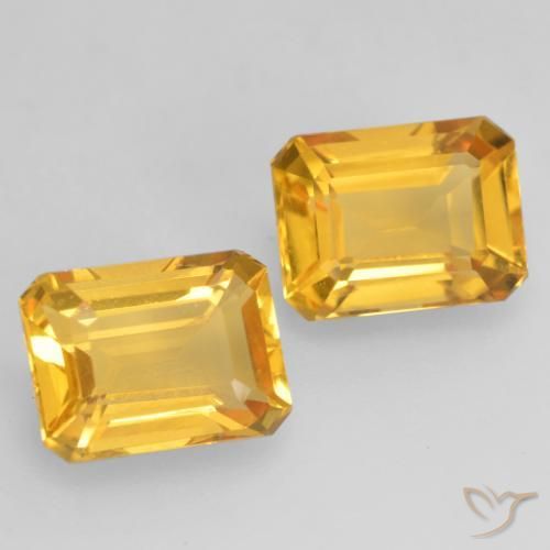 3.27克拉天然黄水晶，八边形，VVS-VS