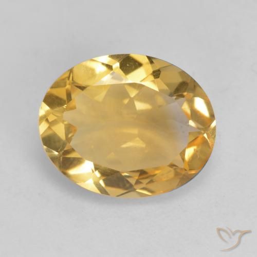 2.79ct 天然 中浅金色 黄水晶, 椭圆形, VVS-VS