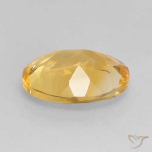 2.79克拉天然黄水晶，椭圆形，VVS-VS