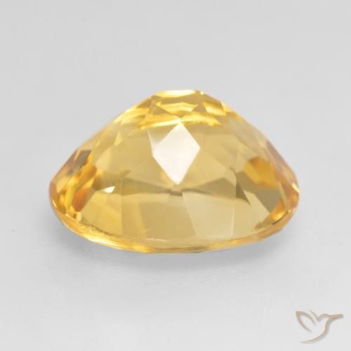 3.61克拉天然黄水晶，椭圆形，VVS-VS
