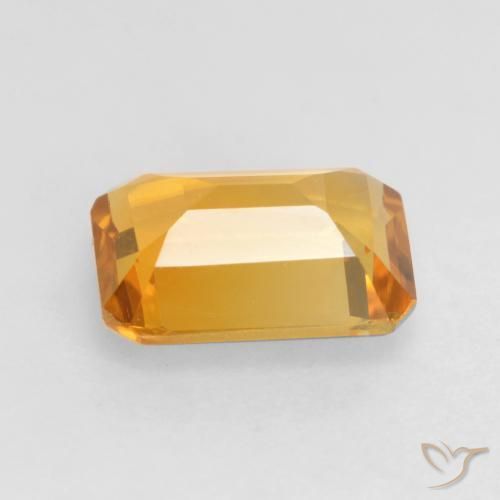 1.22克拉天然黄水晶，八边形，VVS-VS