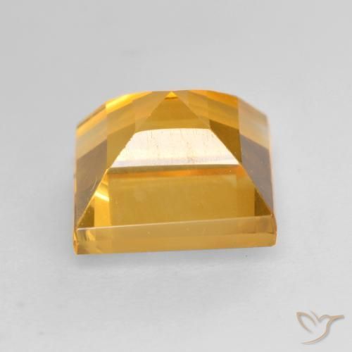 1.81克拉天然黄水晶，正方形，VS