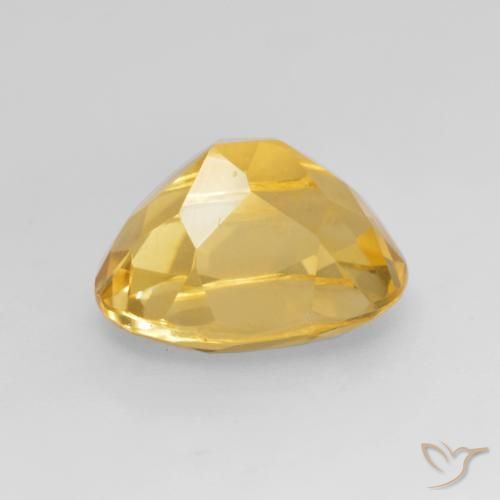 3.70克拉天然黄水晶，椭圆形，VVS-VS