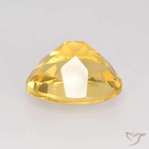 3.56克拉天然黄水晶，椭圆形，VVS-VS