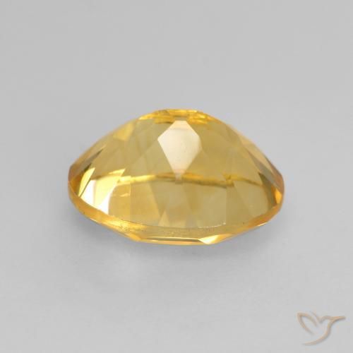 1.77克拉天然黄水晶，椭圆形，VVS-VS