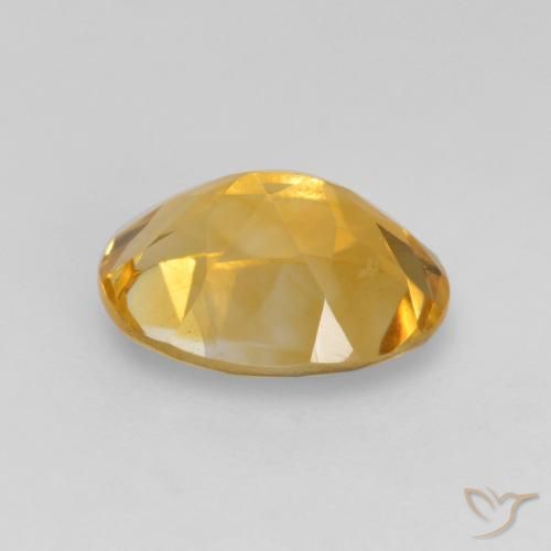 1.61克拉天然黄水晶，椭圆形，VVS-VS