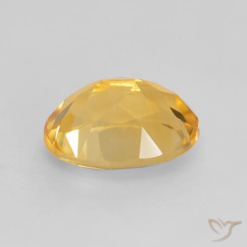 1.86克拉天然黄水晶，椭圆形，VVS-VS