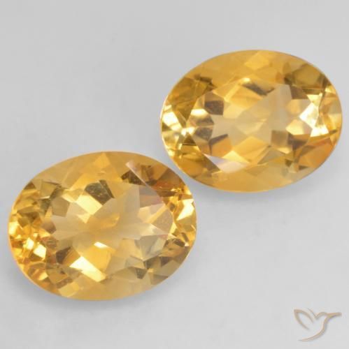3.46克拉天然黄水晶，椭圆形，VVS-VS